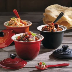 Le Creuset - Mini Serviertopf Mit Löffel -Le Creuset-Shop 17748 Senftopf m.Loeffel 3