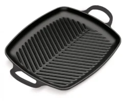 Le Creuset Grillplatte Signature Rechteckig Aus Gusseisen In Schwarz