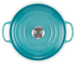 Le Creuset Bräter Signature Rund In Karibik 9 Le Creuset Bräter Signature Rund In Karibik -Le Creuset-Shop 21177201702430 00002 Braeter rund karibik