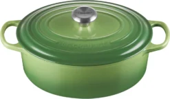 Le Creuset Bräter SIGNATURE Oval In Bamboo Green