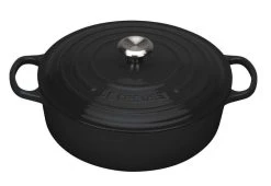 Le Creuset Gourmet-Bräter Signature In Schwarz