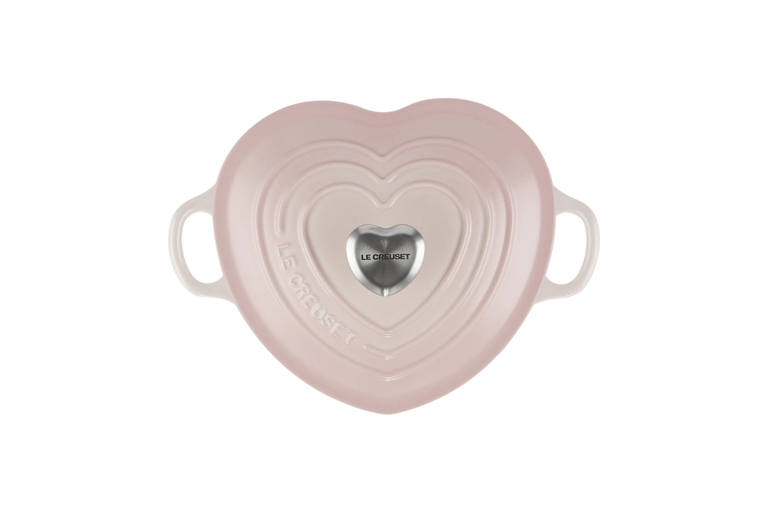 Le Creuset Herzbräter Aus Gusseisen Mit Herzgriff In Shell Pink 4 Le Creuset Herzbräter Aus Gusseisen Mit Herzgriff In Shell Pink – Bild 4