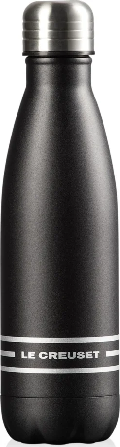 Le Creuset Trinkflasche In Schwarz Matt