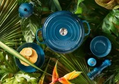Le Creuset Brat- Und Servierpfanne Signature Hoch In Deep Teal -Le Creuset-Shop 41 LeCreuset DeepTeal Pflanzen