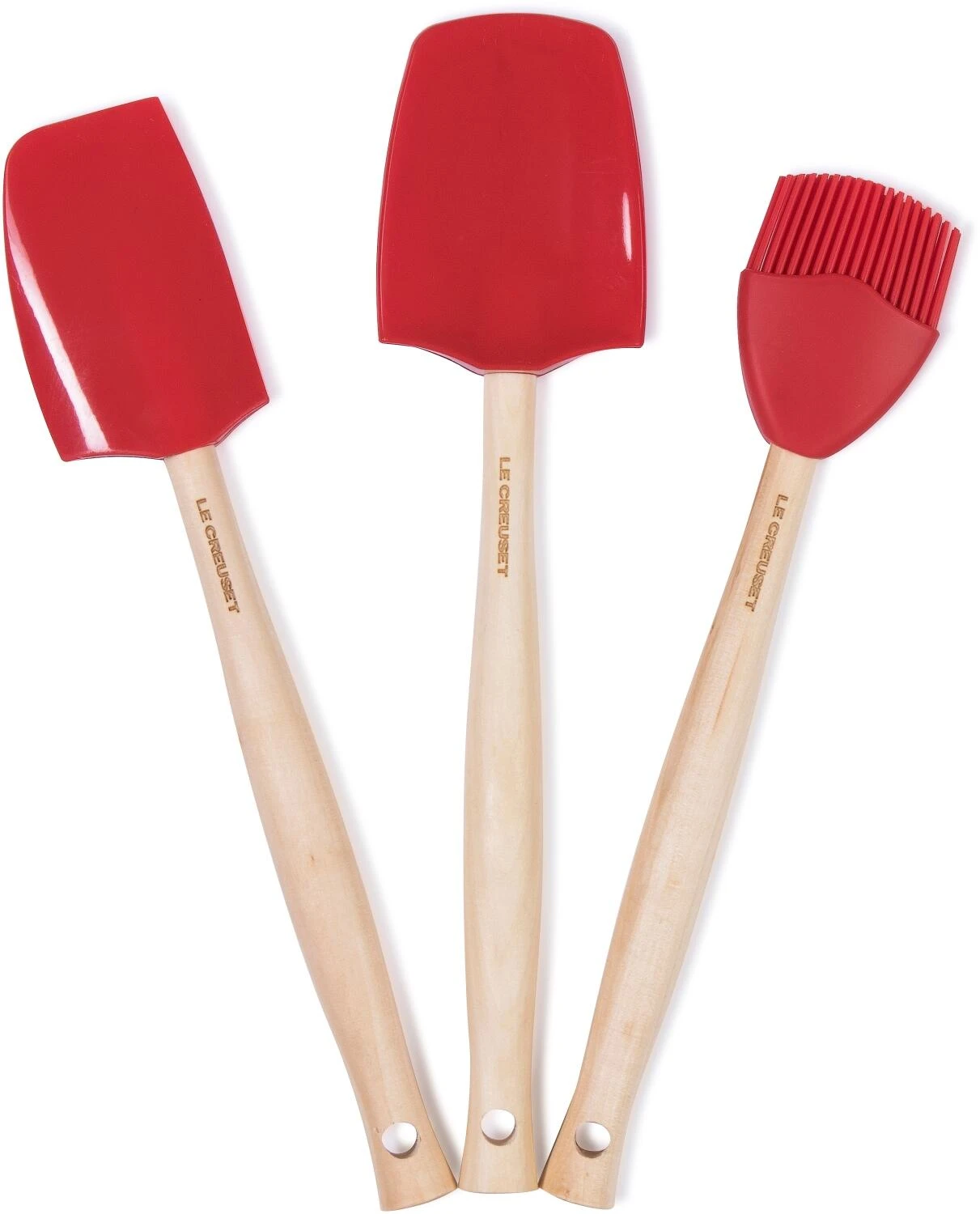 Le Creuset Kochkellen Craft, 3er-Set In Kirschrot 1 Le Creuset Kochkellen Craft, 3er-Set In Kirschrot
