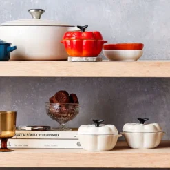 Le Creuset - Kürbisförmchen Mit Deckel 300 Ml - Ofenrot -Le Creuset-Shop 45888 Kuerbisfoermchen mit Deckel 6