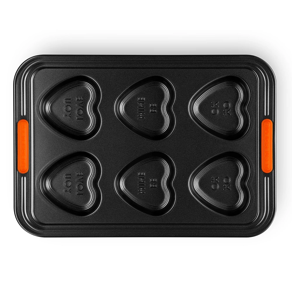 Le Creuset - 6er Herzform Mit Text 3 Le Creuset - 6er Herzform Mit Text – Bild 3