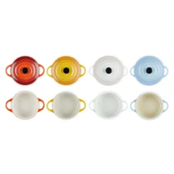 Le Creuset - 4er-Set Mini-Cocotte Elements -Le Creuset-Shop 49406 Mini Cocotte 4er Set ELEMENTS 3