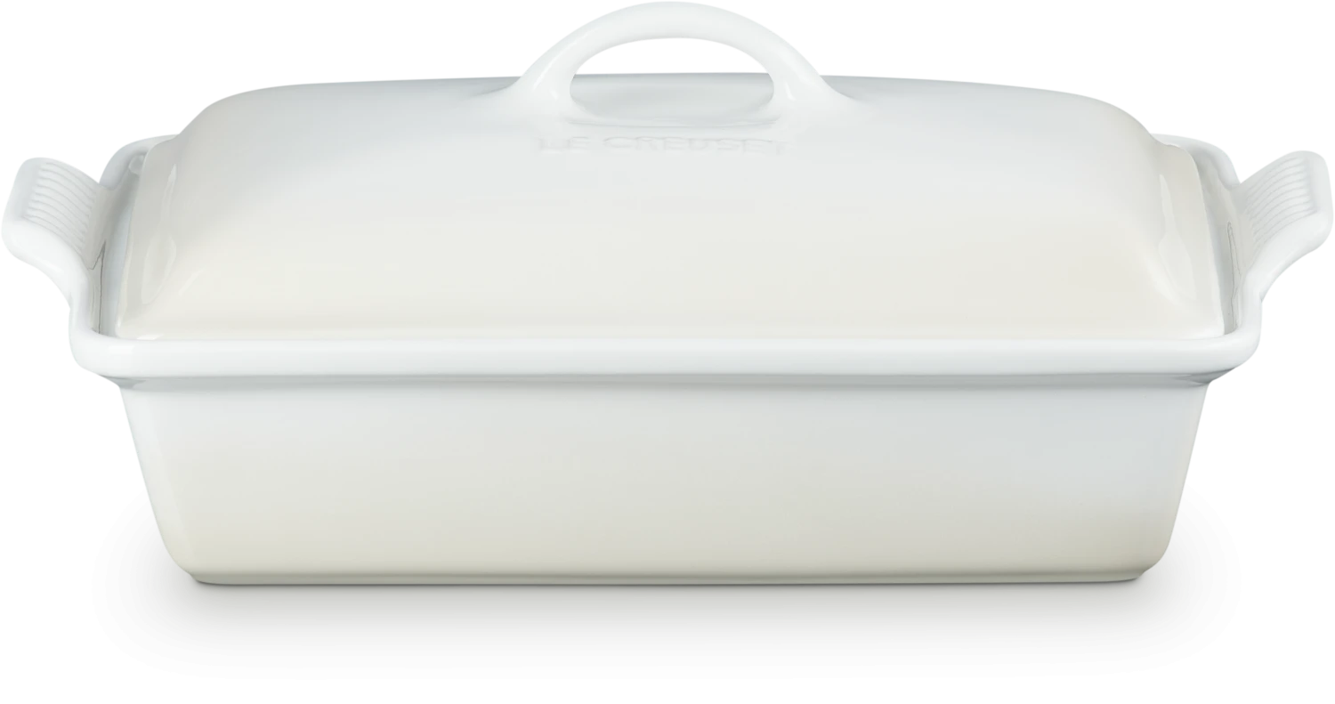 Le Creuset Auflaufform Tradition Mit Deckel, Rechteckig In Meringue 1 Le Creuset Auflaufform Tradition Mit Deckel, Rechteckig In Meringue