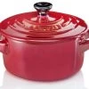 Le Creuset Mini Cocotte In Kirschrot Metallic