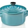 Le Creuset Mini Cocotte In Karibik Metallic
