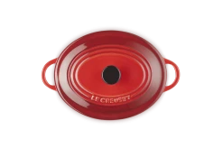 Le Creuset Mini Cocotte Oval In Kirschrot 8 Le Creuset Mini Cocotte Oval In Kirschrot -Le Creuset-Shop 61902120600103 00001