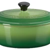 Le Creuset Mini Cocotte Oval In Bamboo Green