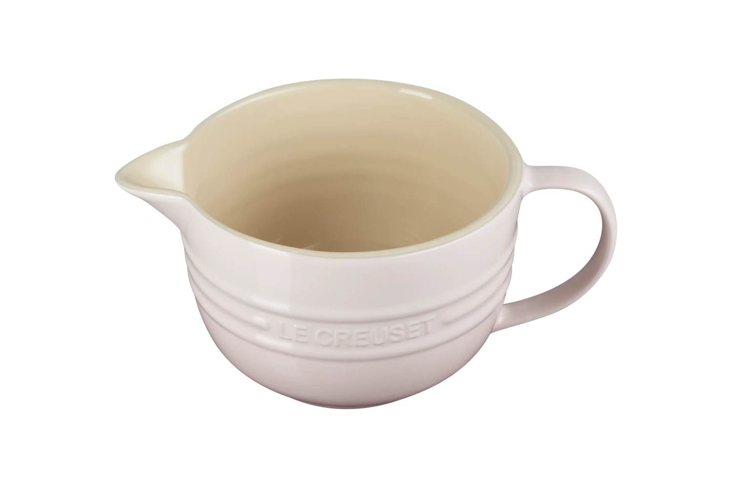 Le Creuset Rührschüssel Mit Henkel In Shell Pink 2 Le Creuset Rührschüssel Mit Henkel In Shell Pink – Bild 2
