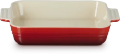Le Creuset Auflaufform Klassik Quadratisch In Kirschrot -Le Creuset-Shop 71113230600001 00002