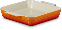 Le Creuset Auflaufform Klassik Quadratisch In Ofenrot