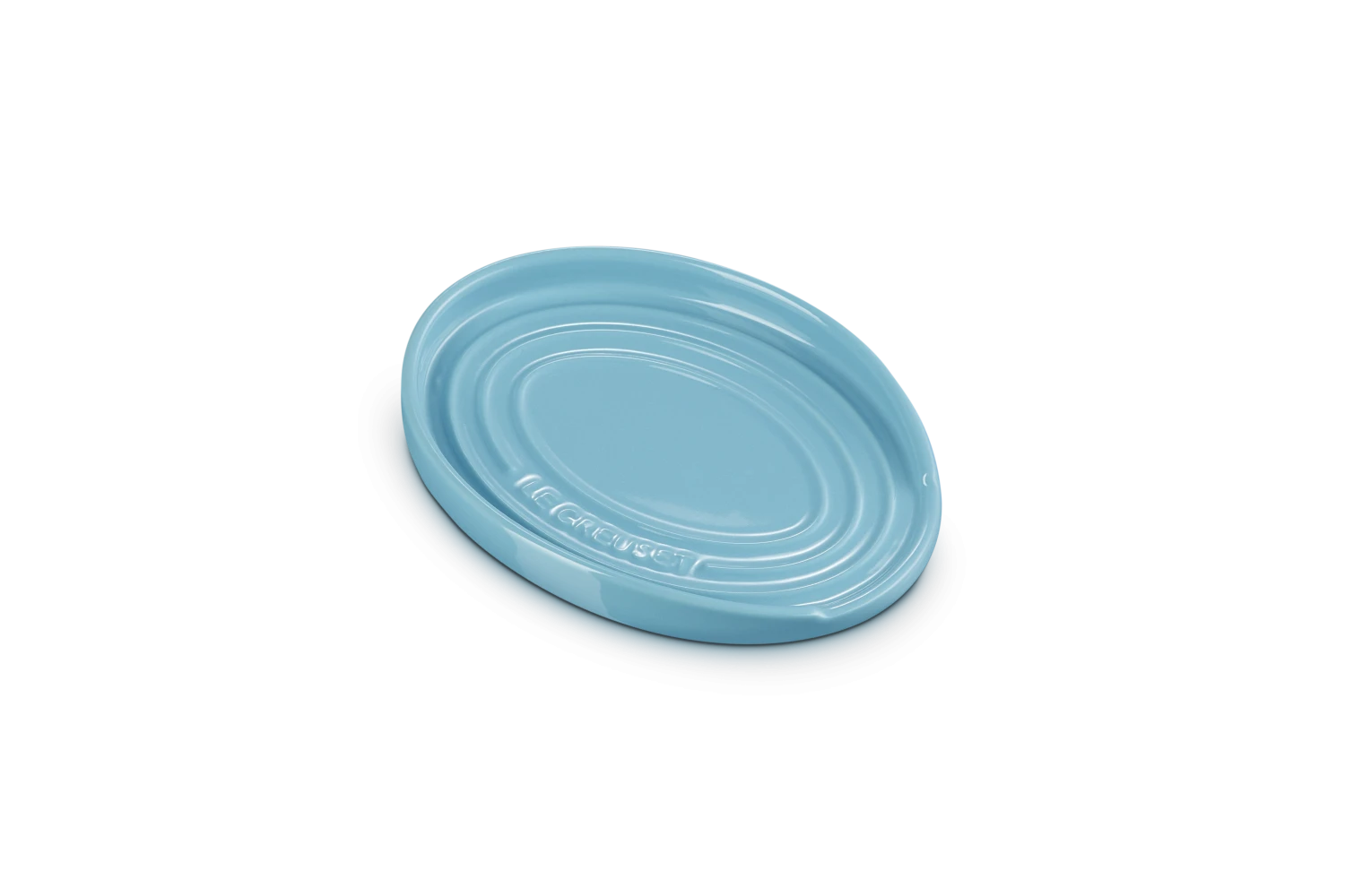Le Creuset Löffelablage Oval, 16 Cm In Karibik 2 Le Creuset Löffelablage Oval, 16 Cm In Karibik – Bild 2