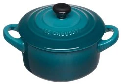 Le Creuset Mini Cocotte In Deep Teal