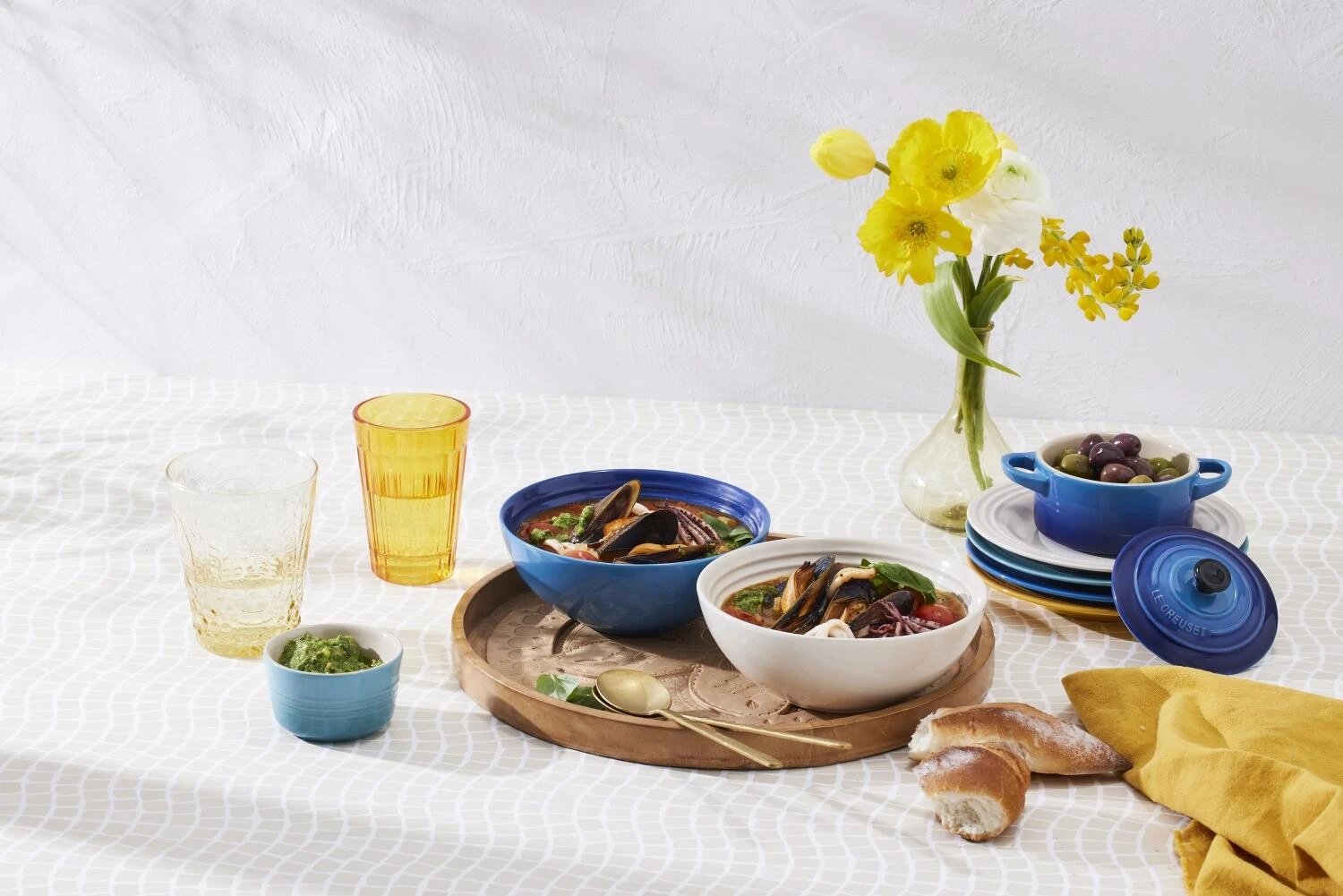 Le Creuset Müslischüssel 4er-Set 16 Cm, Riviera 2 Le Creuset Müslischüssel 4er-Set 16 Cm, Riviera – Bild 2