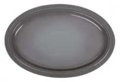Le Creuset Servierplatte Oval In Perlgrau