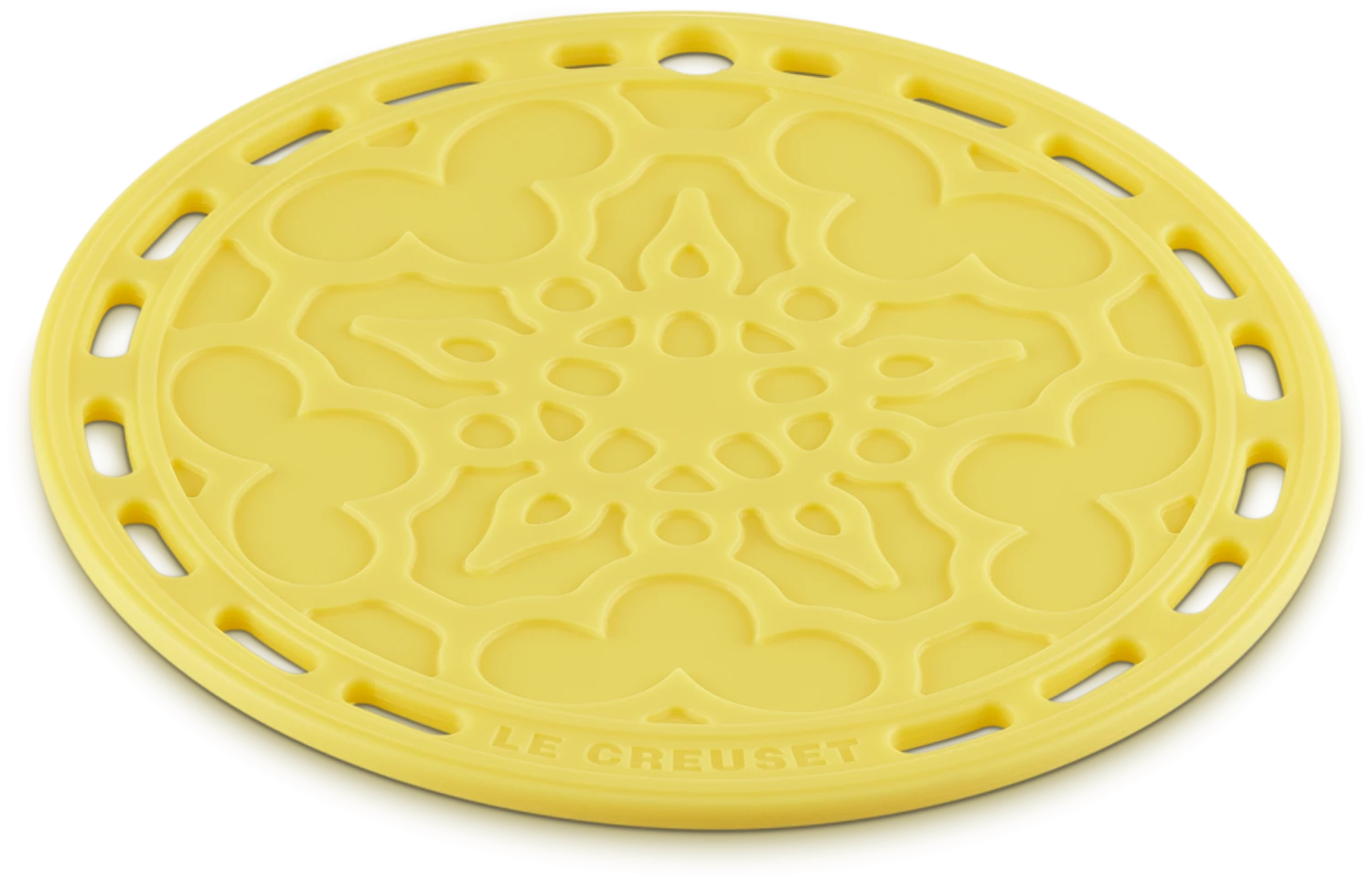 Le Creuset Silikonuntersetzer Tradition In Citrus 2 Le Creuset Silikonuntersetzer Tradition In Citrus – Bild 2