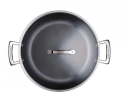 Le Creuset Aluminium Profipfanne -Le Creuset-Shop 96200230000400 Alu Profipfanne 30cm von oben l