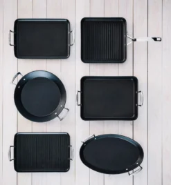 Le Creuset Aluminium-Antihaft-Bratreine -Le Creuset-Shop Aluminium Antihaft Spezialformen Sortimentsuebersicht 1 l