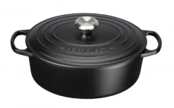 Le Creuset Bräter Signature Oval In Schwarz
