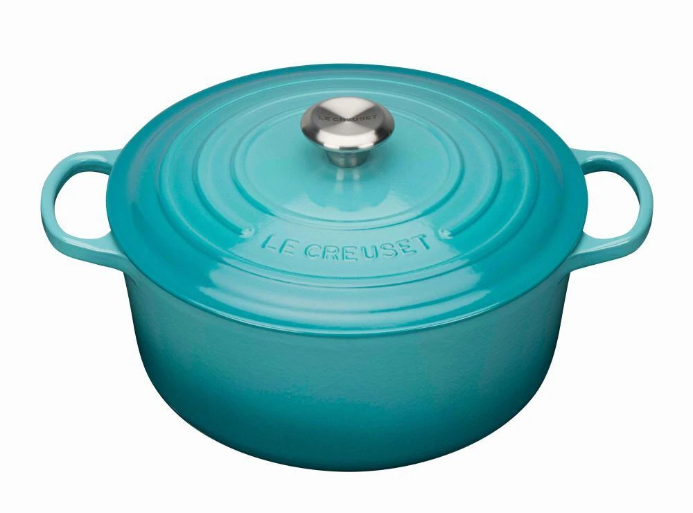 Le Creuset Bräter Signature Rund In Karibik 1 Le Creuset Bräter Signature Rund In Karibik