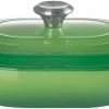 Le Creuset Oblong Signature In Bamboo Green