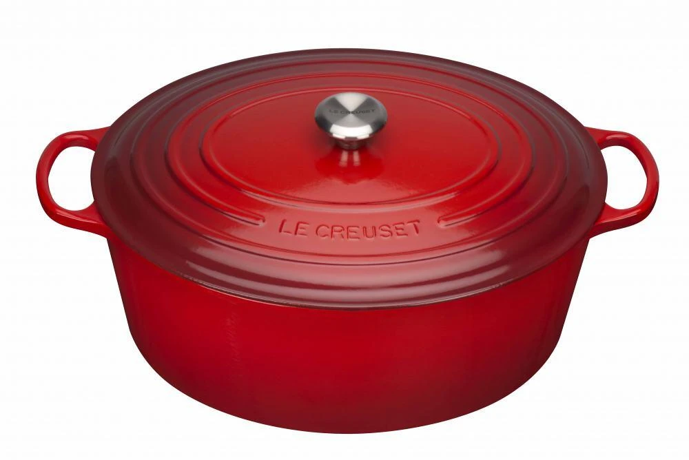 Le Creuset Bräter Signature Oval, 40 Cm (Gänsebräter) In Kirschrot 1 Le Creuset Bräter Signature Oval, 40 Cm (Gänsebräter) In Kirschrot
