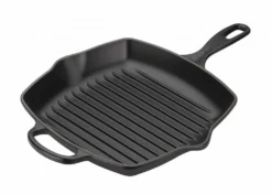 Le Creuset Grillpfanne Signature Quadratisch In Schwarz