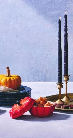 Le Creuset Kürbisförmchen Mit Deckel In Ofenrot -Le Creuset-Shop HALLOWEEN 7211