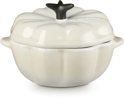 Le Creuset Kürbisförmchen Mit Deckel In Meringue