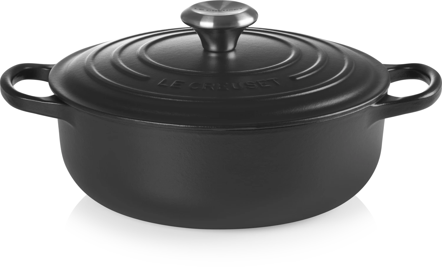 Le Creuset Sauteuse Signature Aus Gusseisen In Schwarz 1 Le Creuset Sauteuse Signature Aus Gusseisen In Schwarz