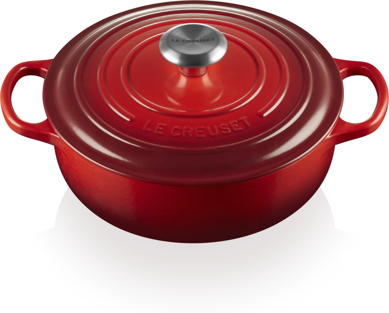 Le Creuset Sauteuse Signature Aus Gusseisen In Kirschrot 1 Le Creuset Sauteuse Signature Aus Gusseisen In Kirschrot