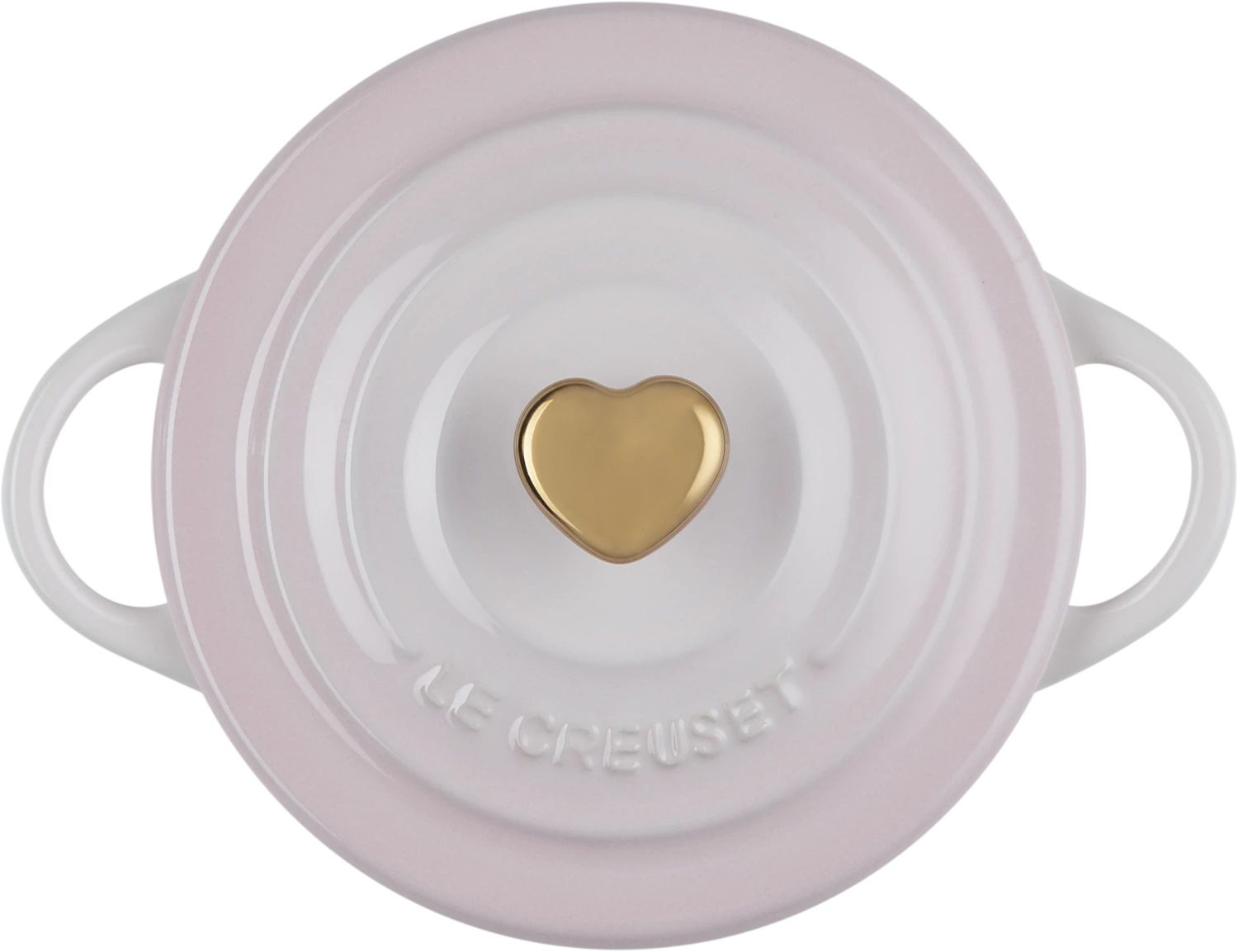 Le Creuset Mini Cocotte Mit Herzknopf In Shell Pink 3 Le Creuset Mini Cocotte Mit Herzknopf In Shell Pink – Bild 3