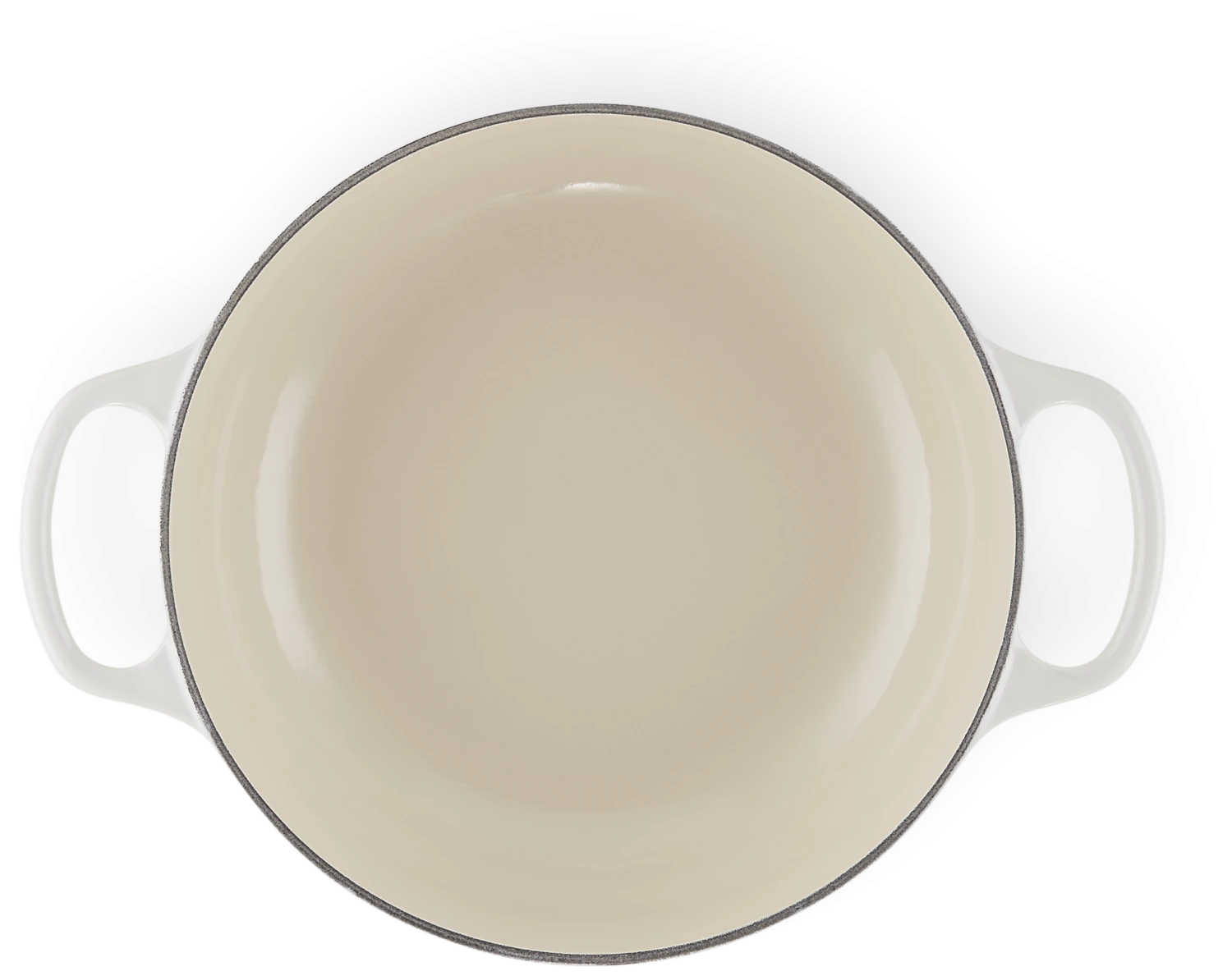 Le Creuset Sauteuse Signature Aus Gusseisen In Meringue 2 Le Creuset Sauteuse Signature Aus Gusseisen In Meringue – Bild 2