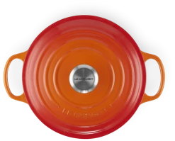Le Creuset Sauteuse Signature Aus Gusseisen In Ofenrot