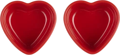 Le Creuset Herz-Förmchen 2er Set In Kirschrot -Le Creuset-Shop LC 20220331 ZS PS NS 69084300600031 004