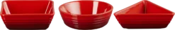 Le Creuset Tapasschälchen 3er Set In Kirschrot