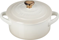 Le Creuset Mini Cocotte Mit Herzknopf In Meringue