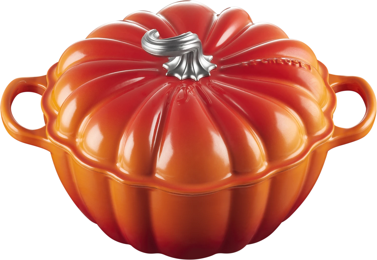 Le Creuset Kürbis-Bräter Signature 24 Cm In Ofenrot 2 Le Creuset Kürbis-Bräter Signature 24 Cm In Ofenrot – Bild 2