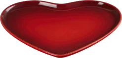 Le Creuset Servierplatte In Herzform In Kirschrot