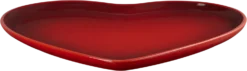 Le Creuset Servierplatte In Herzform In Kirschrot -Le Creuset-Shop LC 20220902 ZS PS NS 80616320600003 002