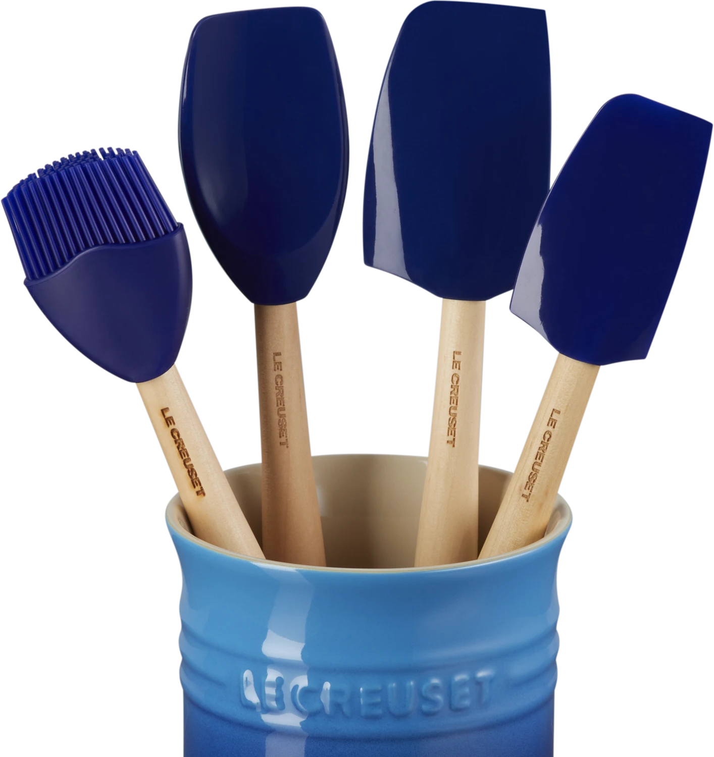 Le Creuset Kochkellen Craft, 5er-Set In Azure 2 Le Creuset Kochkellen Craft, 5er-Set In Azure – Bild 2