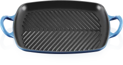 Le Creuset Grillplatte Signature Rechteckig Aus Gusseisen In Azure