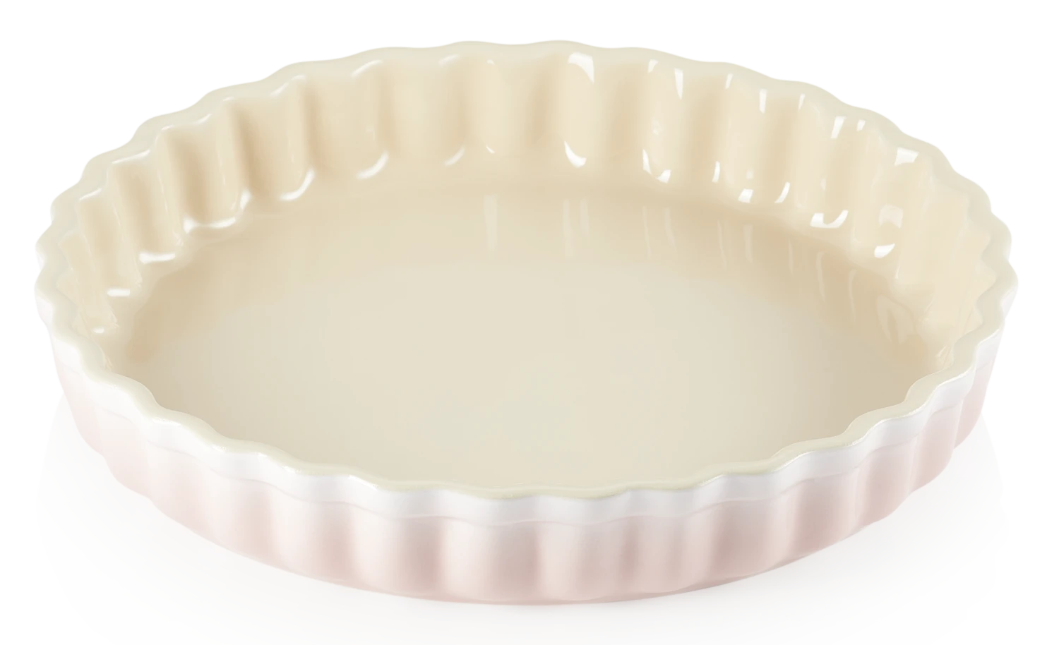 Le Creuset Tarteform In Shell Pink 1 Le Creuset Tarteform In Shell Pink
