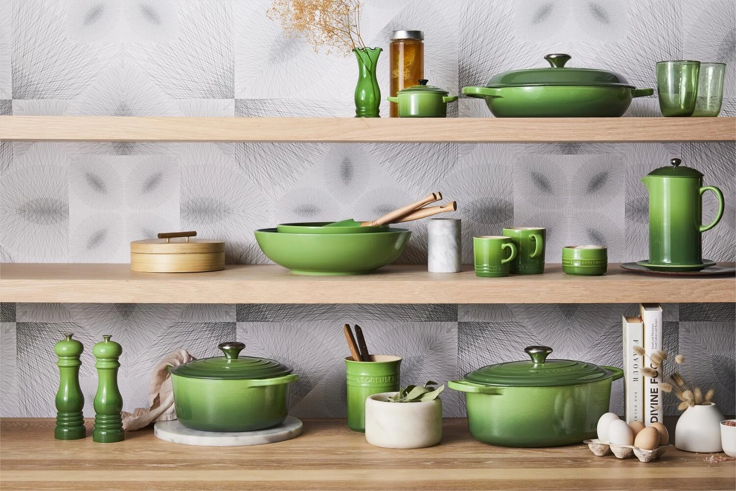 Le Creuset Familientopf La Marmite SIGNATURE In Bamboo Green 3 Le Creuset Familientopf La Marmite SIGNATURE In Bamboo Green – Bild 3