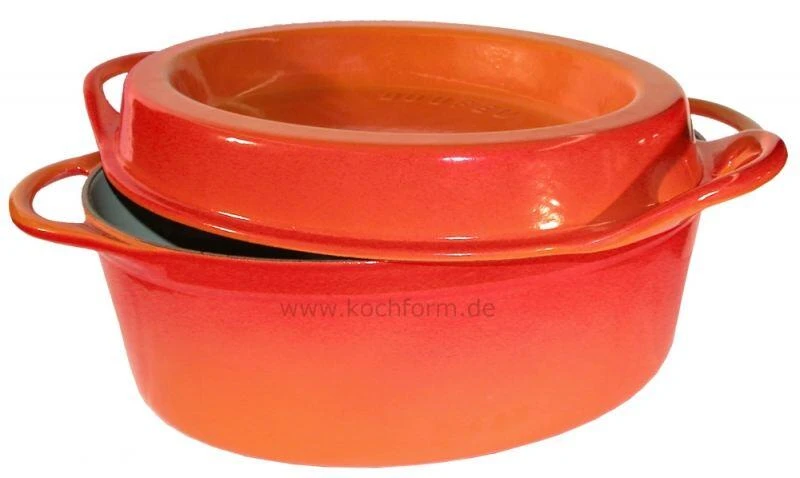 Le Creuset Saftbräter Doufeu Oval Aus Gusseisen In Ofenrot 1 Le Creuset Saftbräter Doufeu Oval Aus Gusseisen In Ofenrot